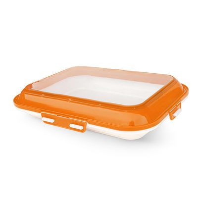 Stackable Food Preservation Tray BPA Free Reusable Rectangular Shape
