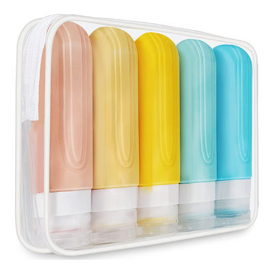 Compact Lightweight Silicone Travel Bottle with Multiple Colors and 90ml Capacity for Portable Toiletries