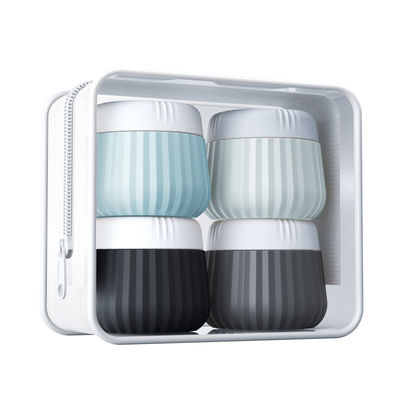 Toiletry Silicone Travel Container Kit Leak Proof 30ml With Screw Lid