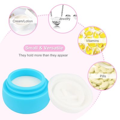 Makeup Cosmetic Silicone Travel Jar BPA Free 20ml for Toiletry