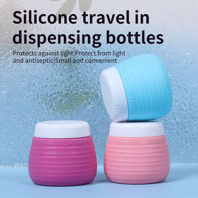 Shower Gel Soap Mud Travel Toiletry Container Kit Leak Proof 50ml With Screw Lid