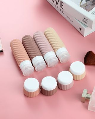 Portable Squeeze Silicone Travel Toiletry Bottles Kit 8 Pack BPA Free