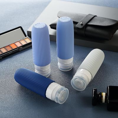 3oz/90ml Silicone Travel Bottles For Toiletries TSA Approved