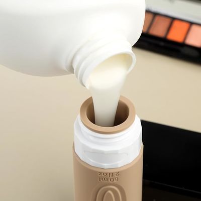 Toiletries Silicone Cosmetic Travel Bottles 2oz/60ML OEM TSA Approved