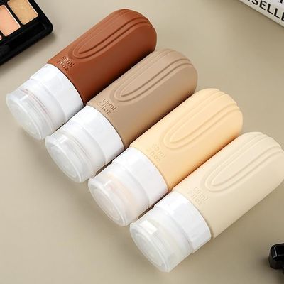 Toiletries Silicone Cosmetic Travel Bottles 2oz/60ML OEM TSA Approved