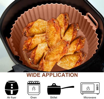 OEM Customized Silicone Air Fryer Liner Reusable 8 Inch