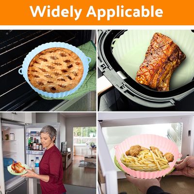 OEM Customized Silicone Air Fryer Liner Reusable 8 Inch