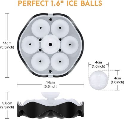 Custom Ball Shape Ice Ball Mold Round Ice Cube Maker FDA Approved