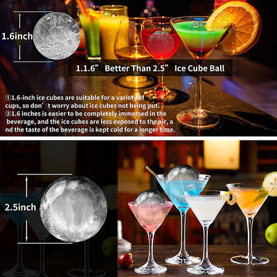 Custom Ball Shape Ice Ball Mold Round Ice Cube Maker FDA Approved