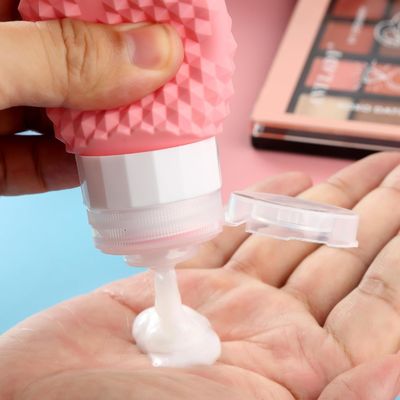 Wide Mouth Refillable Silicone Travel Bottle Set Leak Proof 90ml