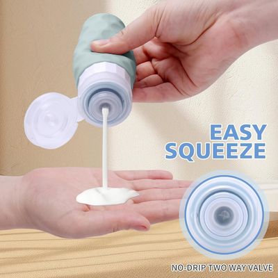 Toiletries Cosmetic Silicone Travel Bottle Set Leak Proof 90ml