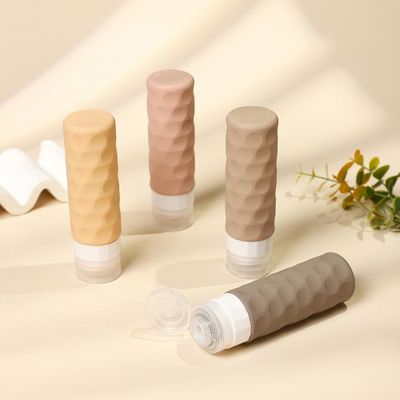 Toiletries Leak Proof Silicone Travel Bottles 100ml Reusable