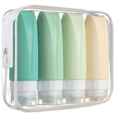 Refillable Silicone Travel Container Set BPA Free Reusable 90ml