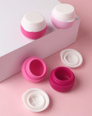 Drug Pill Silicone Travel Jars Small Lightweight Compact 0.7 Oz
