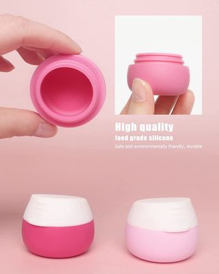 Drug Pill Silicone Travel Jars Small Lightweight Compact 0.7 Oz