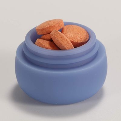 Food Grade Silicone Cosmetic Travel Jar Gray color Multi Purpose 20ml