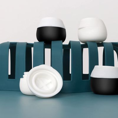 Food Grade Silicone Cosmetic Travel Jar Gray color Multi Purpose 20ml