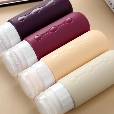 Cheese Color Silicone Travel Bottle Set 90Ml TSA Approval