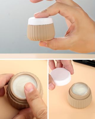 8 Items Silicone Toiletries Bottles 90ml 30ml Jars Combo TSA Approval