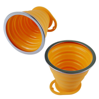 Space Saving Folding Silicone Cup BPA Free Collapsible Water Cup 270ml