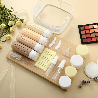 16 Pack Toiletries Silicone Travel Bottle Set Refillable Leak Proof