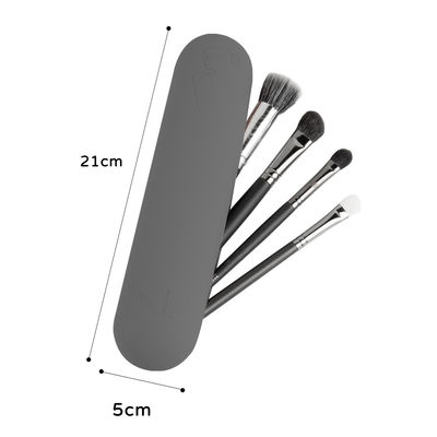 Hot Selling Custom Portable Travel Food Grade Silicone Cosmetic Bag Makeup Storage Pouch