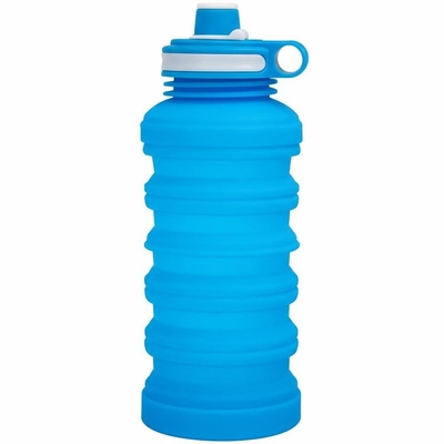 580ml Collapsible Silicone Water Bottle BPA-Free Foldable 78x220mm