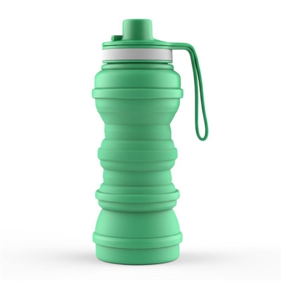 580ml Collapsible Silicone Water Bottle BPA-Free Foldable 78x220mm