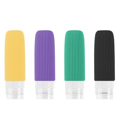 Food Grade Silicone Portable Foldable Travel Toiletry Bottle Leak Proof TSA Approved 90ml Capacity