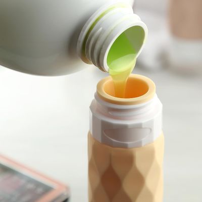 Compact Foldable Food Grade Silicone Travel Bottle Set - 90ml Leak Proof TSA Approved Toiletry Containers