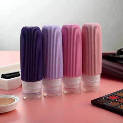 Customized Logo Silicone Travel Bottle with Compact Size and Multiple Colors for Refillable Toiletry Needs
