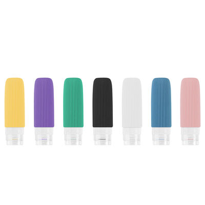Customized Logo Silicone Travel Bottle with Compact Size and Multiple Colors for Refillable Toiletry Needs