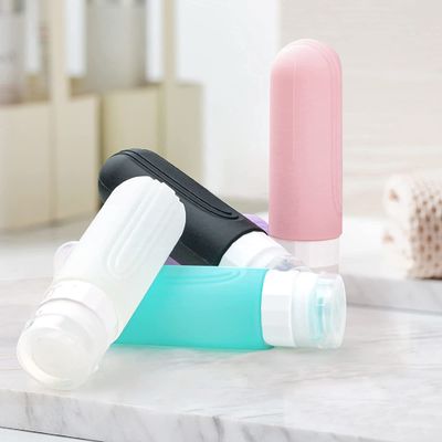 Compact Portable Silicone Travel Bottle with Food Grade Silicone and Leak Proof Design