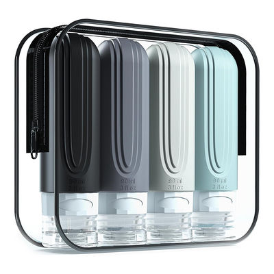 Reusable Silicone Travel Bottle with Customizable Logo and Lightweight Design for Travel Toiletries