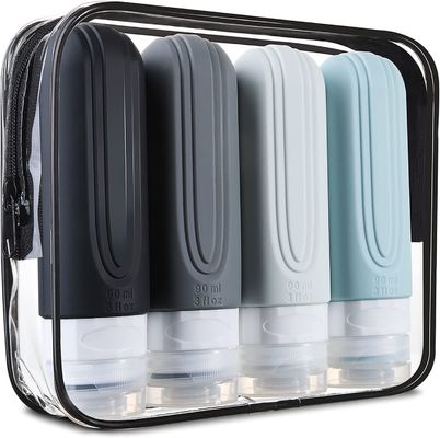 Compact Silicone Travel Bottle with Customizable Logo and Multiple Colors for Leak Proof Toiletries