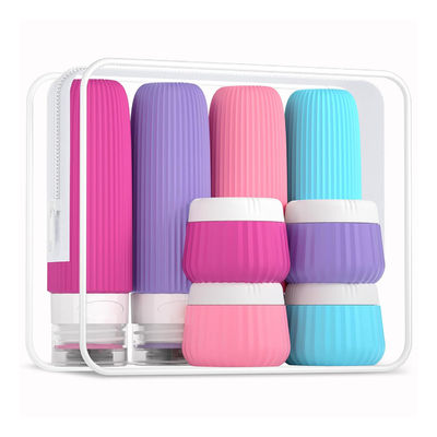Food Grade Silicone Travel Bottle Kit Leak Proof Bpa Free 90ml 30ml